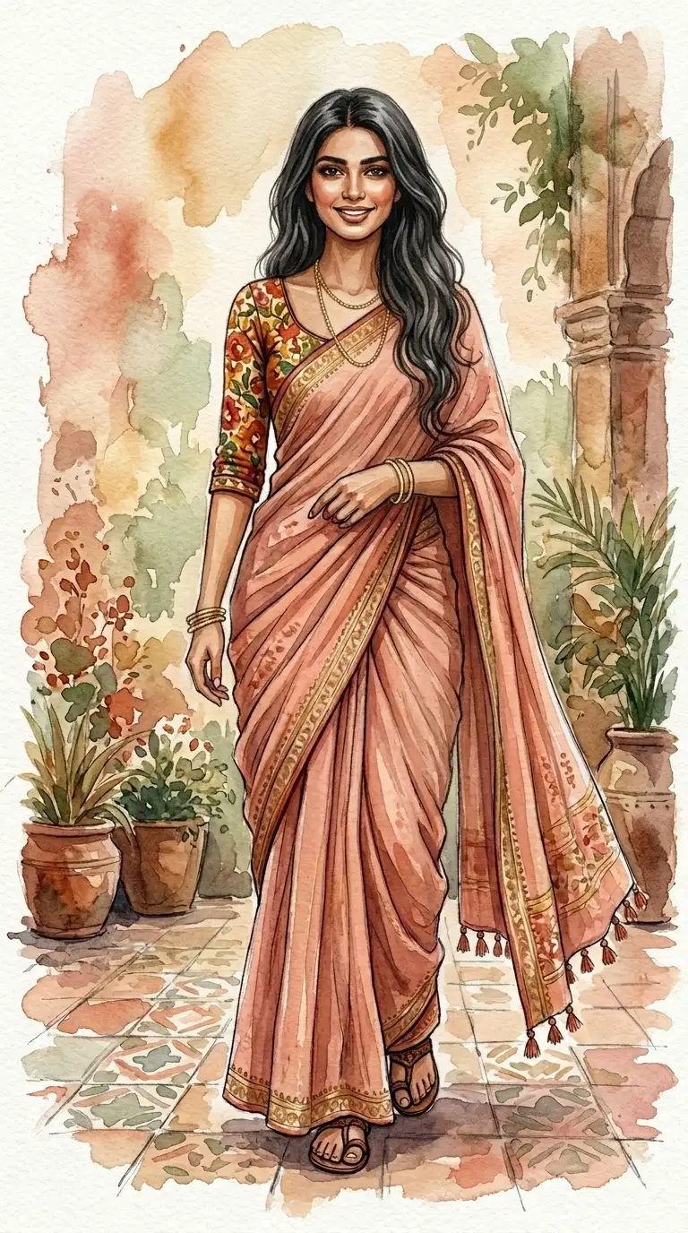 Boho Saree Style for Gen Z