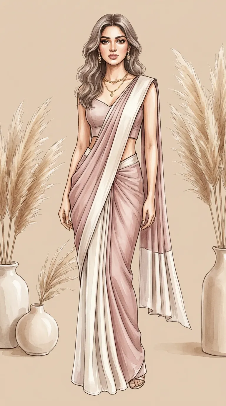 Celebrity inspired saree style