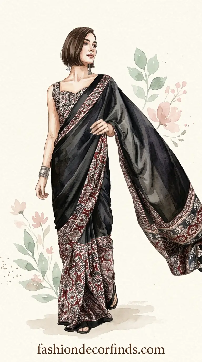 Trendy Saree Look