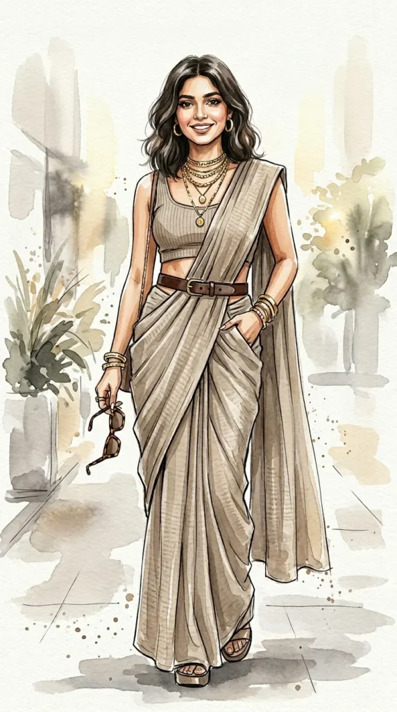gen z saree style 2026