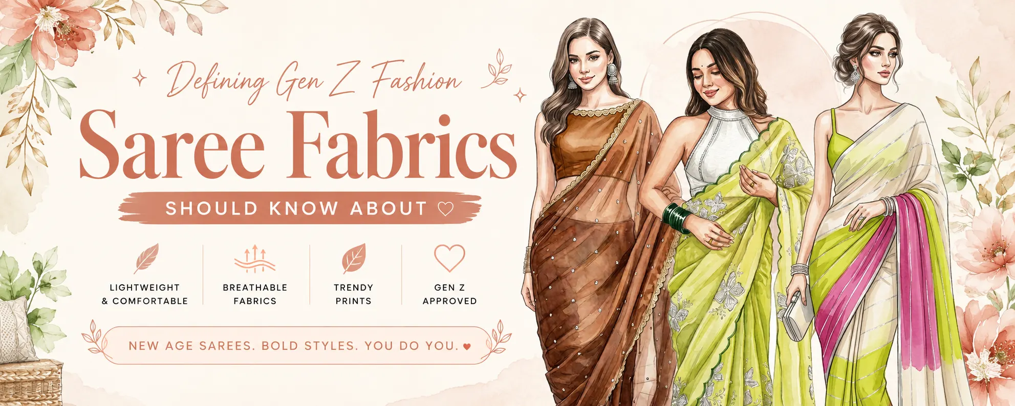 15 Gen Z Saree Fabric Trends Every Fashion-Forward Girl Should Know 2026