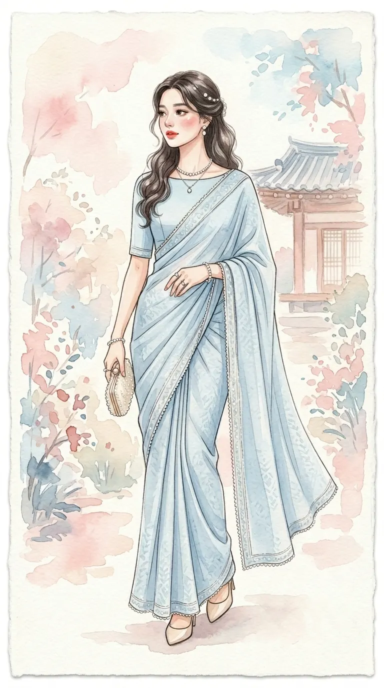modern saree styling ideas