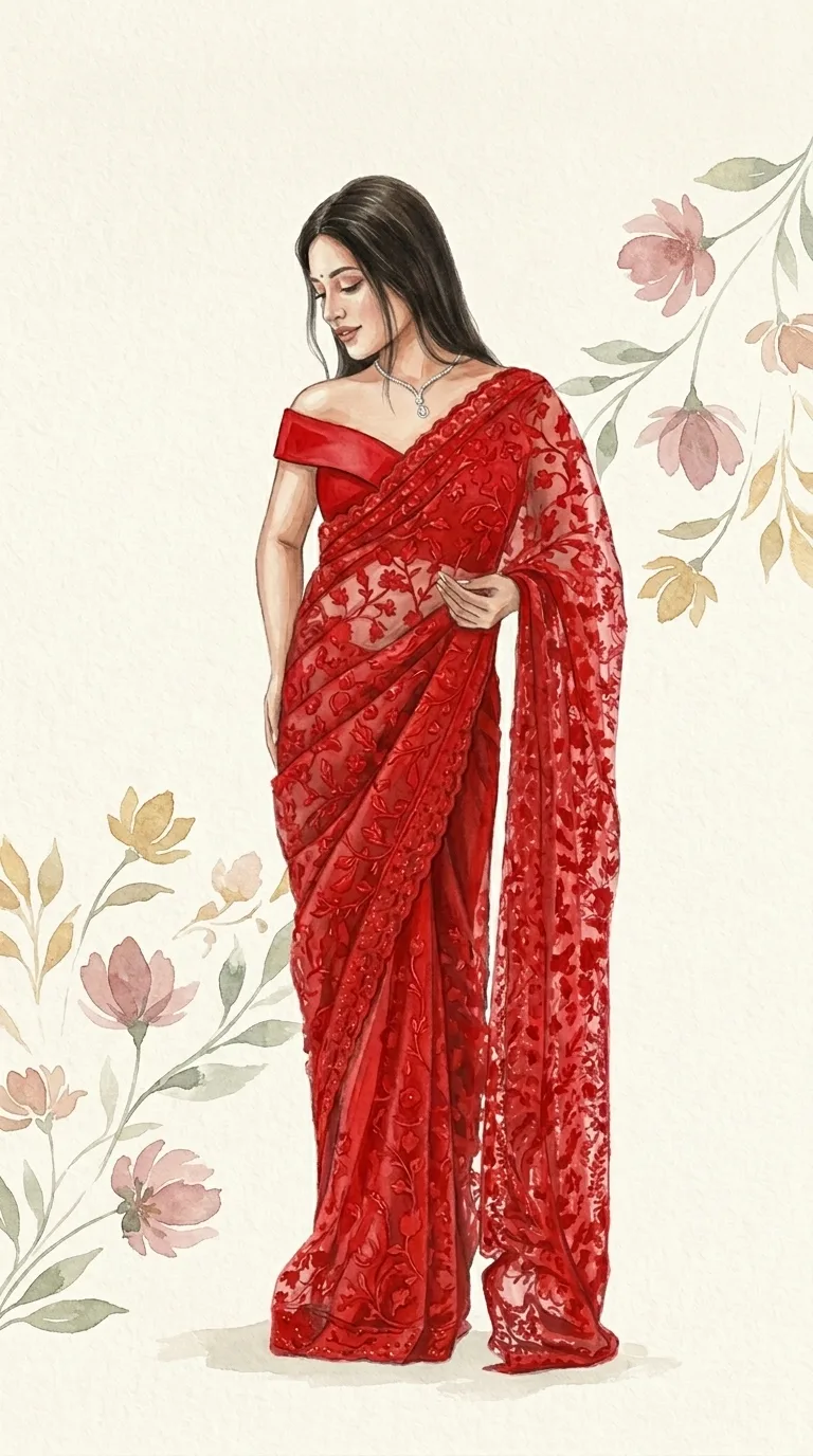 Net gen Z Saree fabric