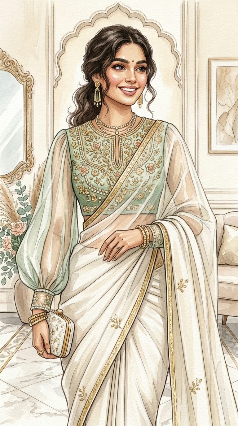 Designer blouse design