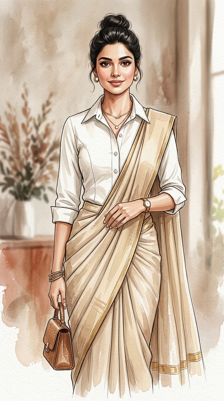 Shirt style blouse design