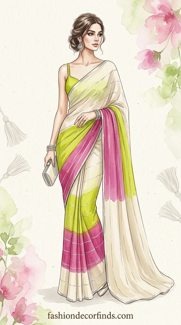 Celeb Style Saree fabric
