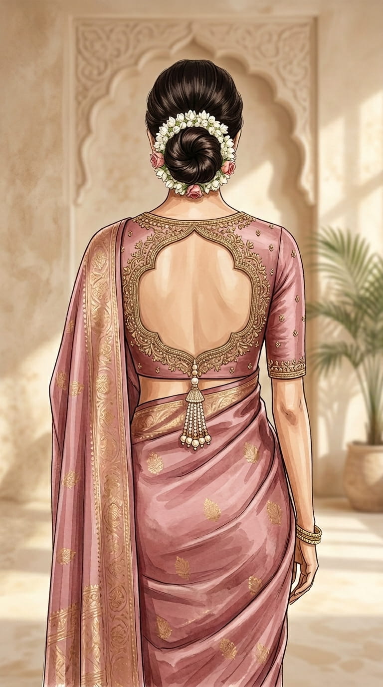 Modern Blouse back designs