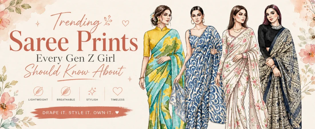 Best 20 Gen Z Saree Prints for a Chic & Comfortable Look