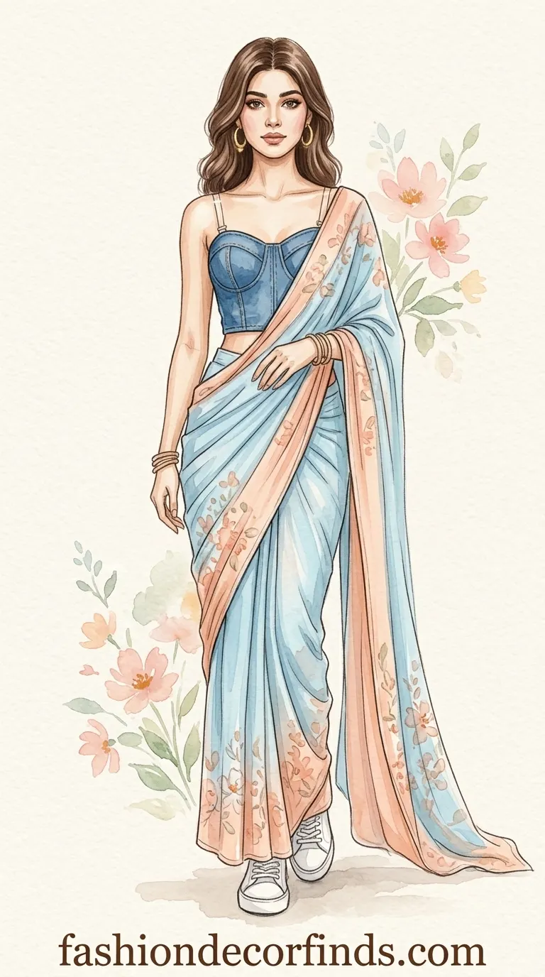 trendy saree blouse 2026
